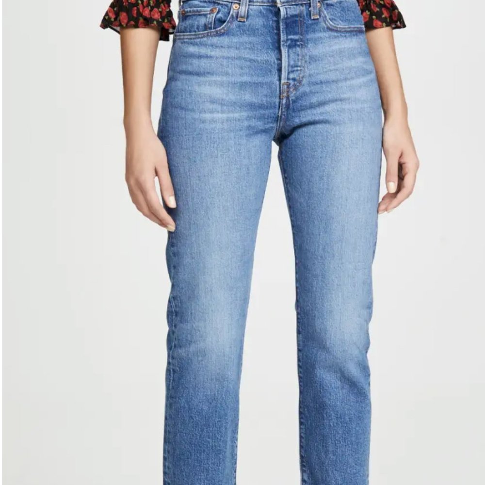 Levi's Wedgie Straight Jeans Button Fly 27